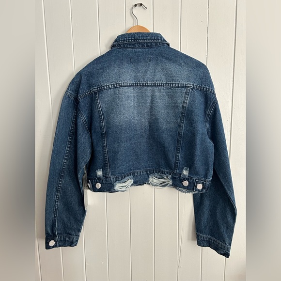 NWT Bagatelle Cropped Jean Jacket - Picture 4 of 6
